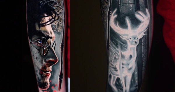 This Harry Potter Tattoo Sleeve May Give You GOOSEBUMPS!