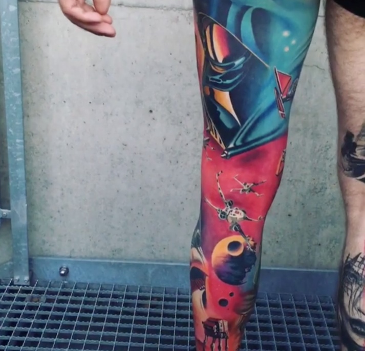 star wars tattoo sleeve