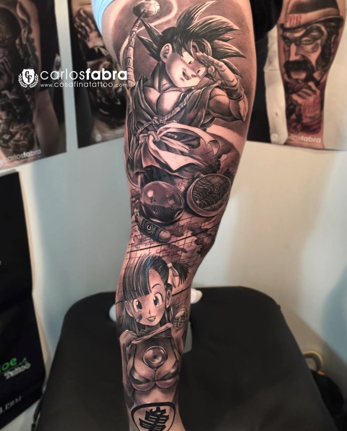 Epic Dragon Ball Z Tattoos That Will Blow Your Mind