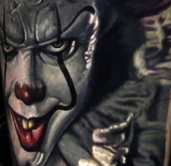 nikko hurtado IT Pennywise Tattoo