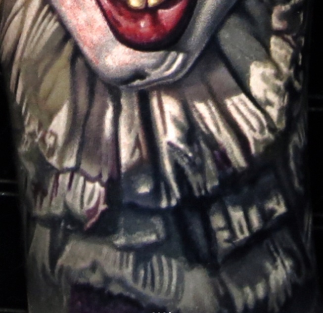 nikko hurtado IT Pennywise Tattoo