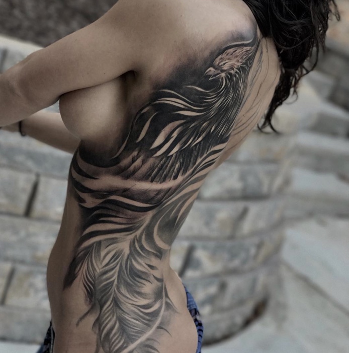 black and grey tattoos