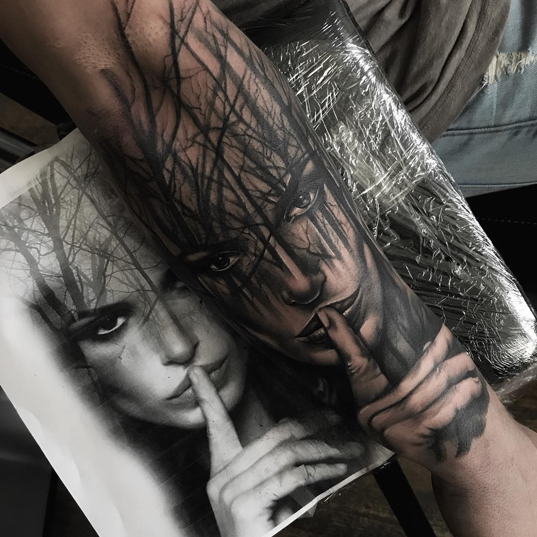 black and grey tattoos